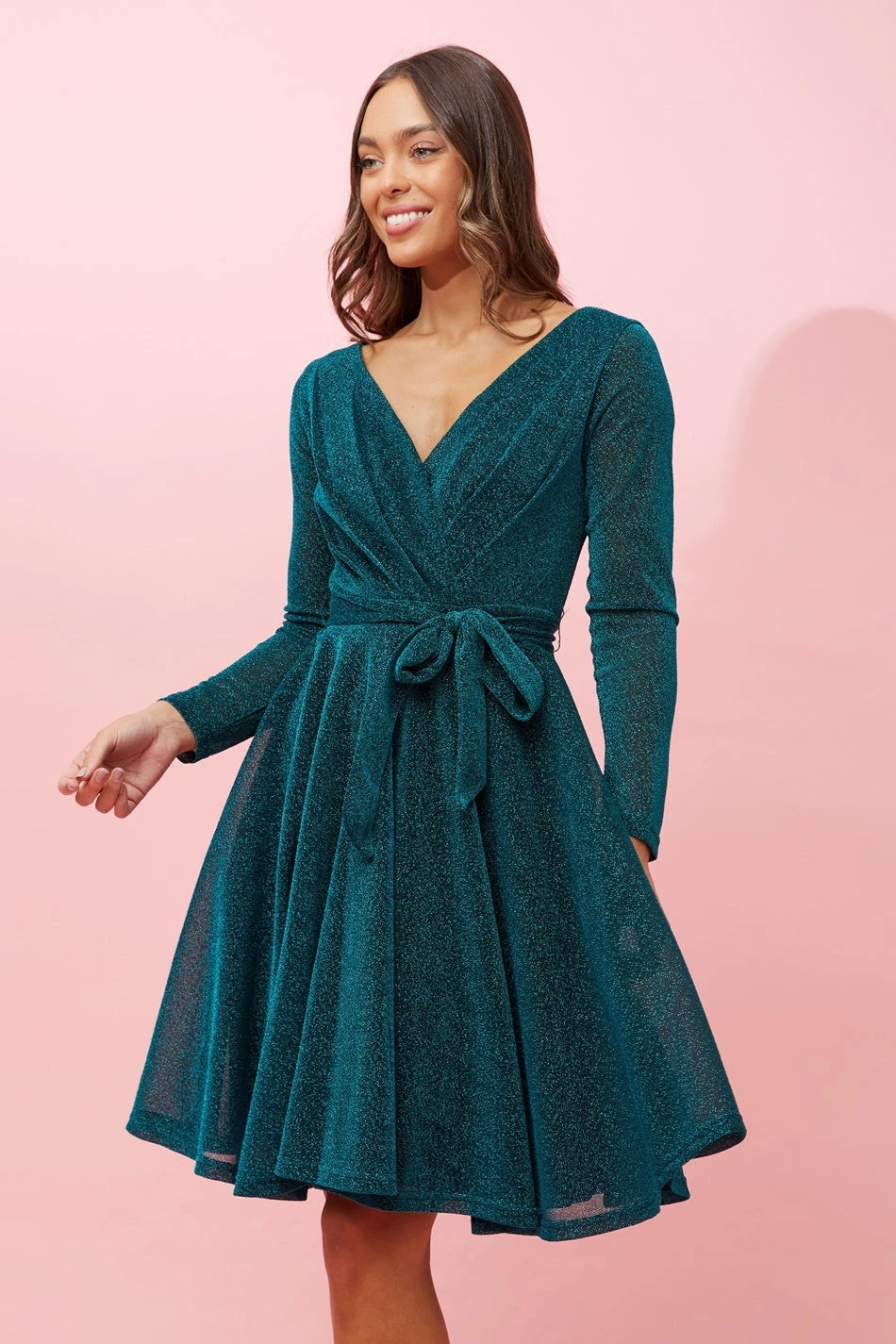 SHORT GLITTER DRESS 13 SHORT GLITTER DRESS - Image 11