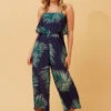 VENDELA LEAF PRINT JUMPSUIT -Femme Connection Sales b548e6858cad17d309873bd8bbbf441c
