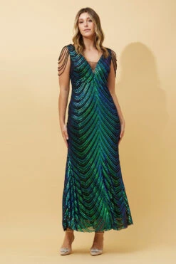 SHEBA SEQUINED MAXI DRESS -Femme Connection Sales b55027a37a718c794bcd82a0e0e2bca9
