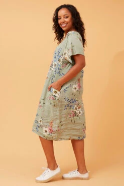 ANTONELLA FLORAL LINEN MIDI DRESS -Femme Connection Sales b6c9b7d39f5911c51954cf21b5508ab5 09e617b6 b8ce 42ee a922 2f65faead0ce