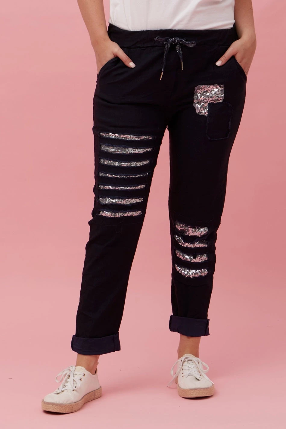 AIDA SEQUIN PATCH JOGGERS 10 AIDA SEQUIN PATCH JOGGERS - Image 8