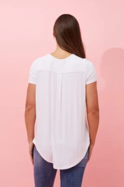 SOLID BASIC TEE -Femme Connection Sales b73eb92ee1af7851df83618405f592b6