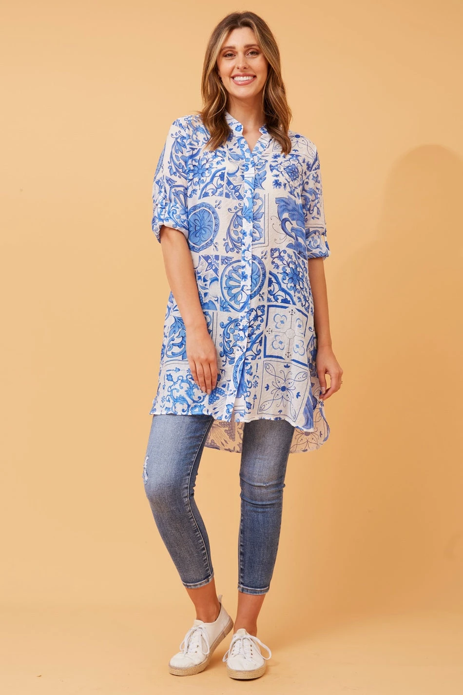 JANSON BOHO HI LOW TUNIC 6 JANSON BOHO HI LOW TUNIC - Image 4