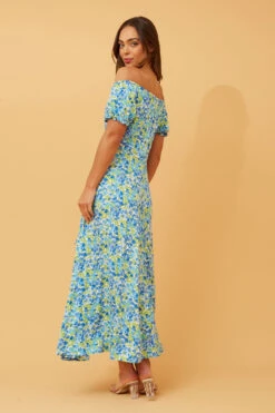 GODDESS FLORAL LACE UP MAXI DRESS -Femme Connection Sales b74bbd85d2d23ffb9b570ecbaaba1669