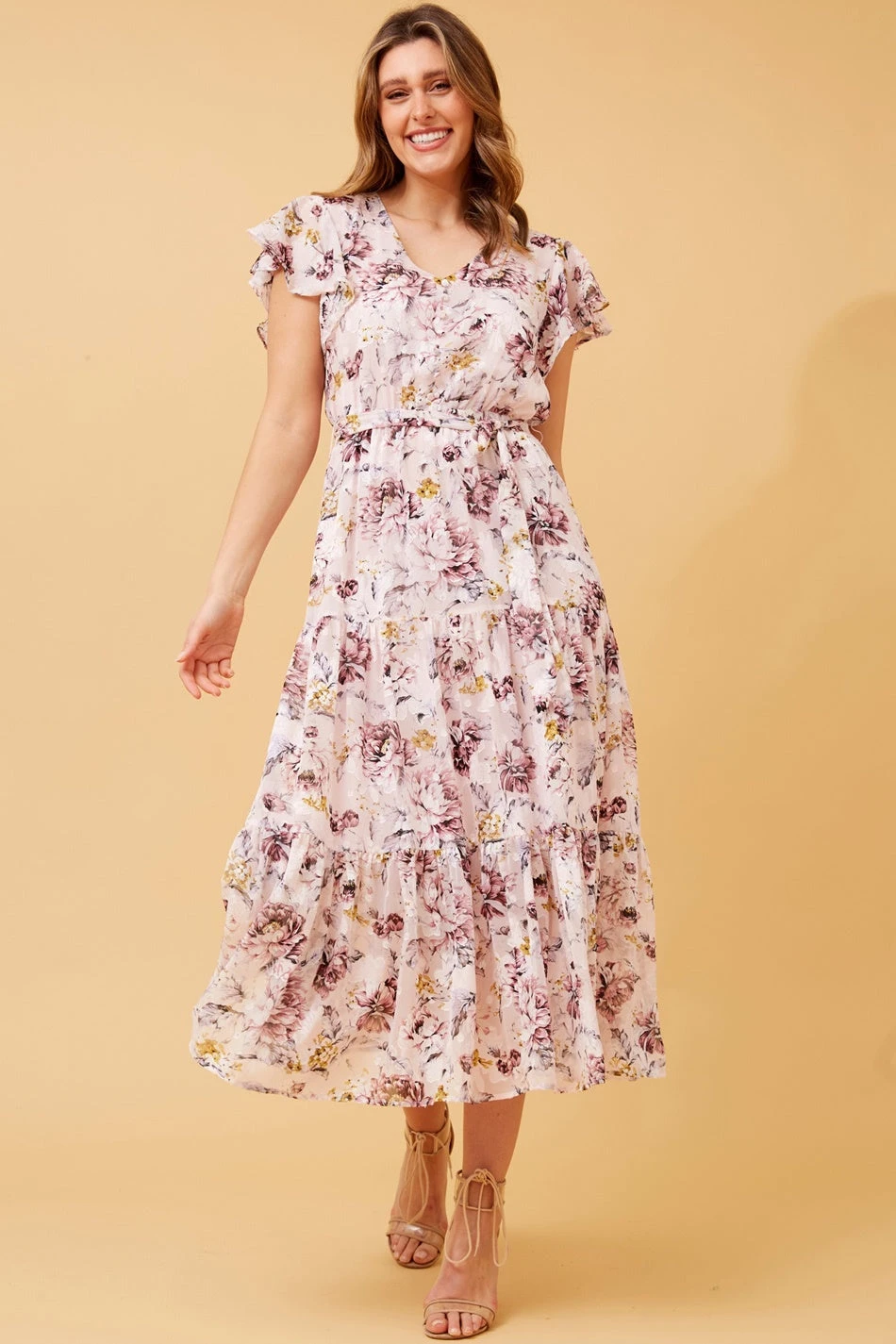 YASMIN FLORAL TIERED MAXI DRESS 5 YASMIN FLORAL TIERED MAXI DRESS - Image 3