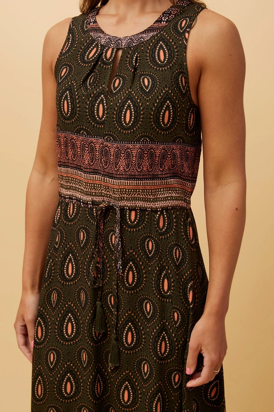 ALLY PAISLEY BOHO MAXI DRESS 6 ALLY PAISLEY BOHO MAXI DRESS - Image 4