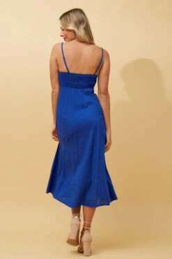 CHANTELLE LINEN MIDI DRESS -Femme Connection Sales b8f9c9db644a26fe3f79c3f547322244