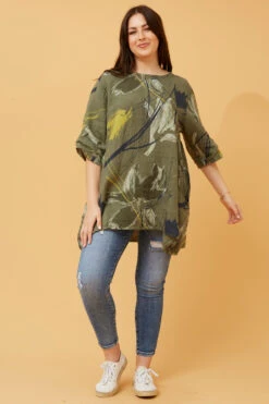 CIA FLORAL LINEN TOP -Femme Connection Sales b9789b11d554cb4ff6d18c8eb635e8ce