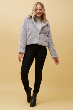 MOSCOW FAUX FUR JACKET -Femme Connection Sales ba5d0ab4de5538ab536845cdb9dc6e97