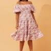 CASSANDRA FLORAL SHORT DRESS -Femme Connection Sales baf9bc103b7e89578d209e6901a7f895