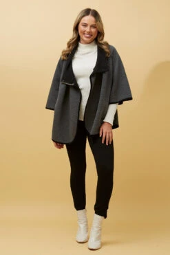 ROZ OVERSIZED PONCHO -Femme Connection Sales bb01460e779a9202d1119f49e7559517