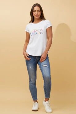 ASTRA BOSS BABE EMBROIDERED TEE -Femme Connection Sales bc2d67cf2b326233dd0126c2161f7268
