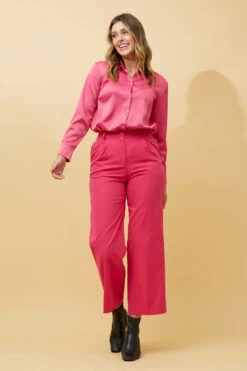 ALITA SATIN SHIRT -Femme Connection Sales bd1ed6092117d1949dfb07894b016fb8