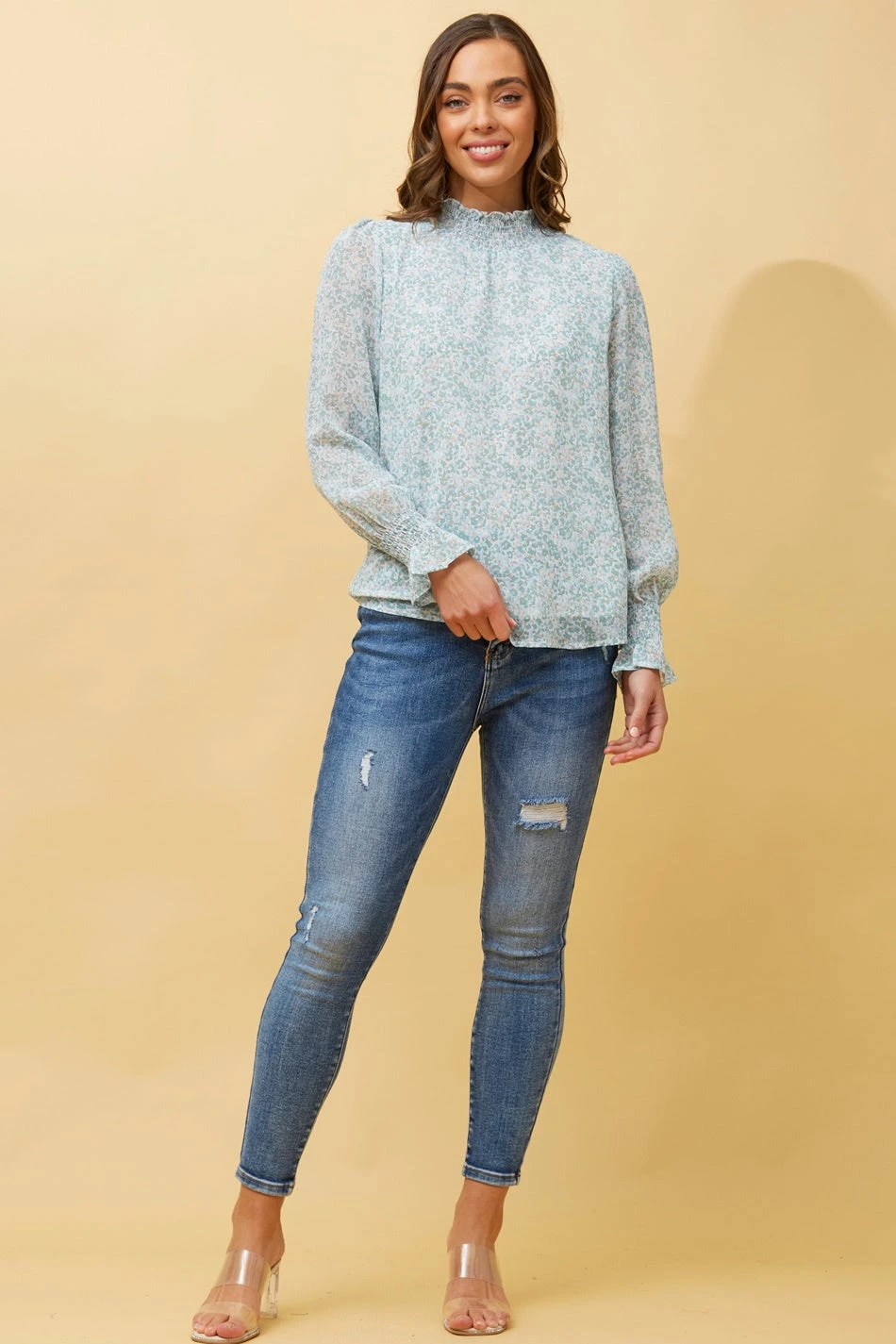 Stella DIANA ABSTRACT PRINT BLOUSE 4 Stella DIANA ABSTRACT PRINT BLOUSE - Image 2