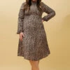 Stella SWEETIE ANIMAL PRINT MIDI DRESS -Femme Connection Sales bd97c7f68b6d31a6f1aff7902435a77a