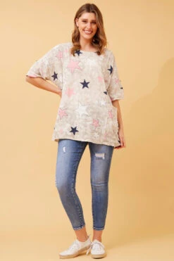 FIORENZA STAR PRINT TOP