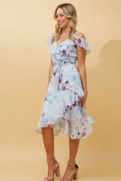 GIDGET FLORAL RUFFLE DRESS -Femme Connection Sales bdbd92d5be913beb0a504b1504061806