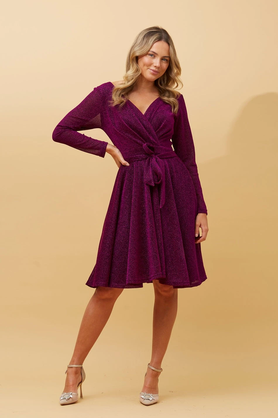 SHORT GLITTER DRESS 16 SHORT GLITTER DRESS - Image 14