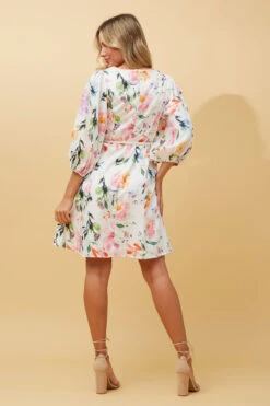 MADDIE FLORAL SHORT DRESS -Femme Connection Sales beb41574aef17460416e7a78df514c0f