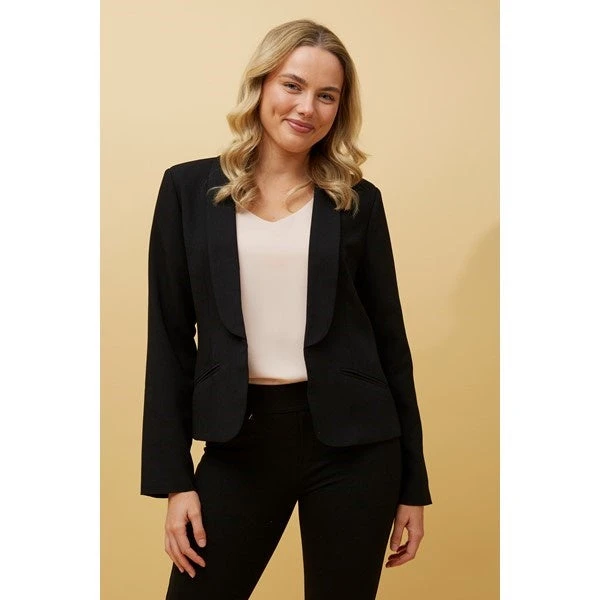 AUDRINA OPEN FRONT LONG SLEEVE JACKET 10 AUDRINA OPEN FRONT LONG SLEEVE JACKET - Image 8