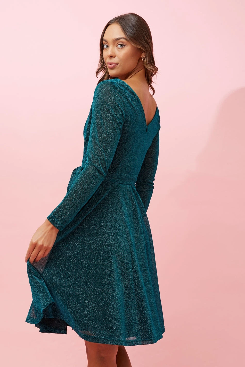 SHORT GLITTER DRESS 14 SHORT GLITTER DRESS - Image 12