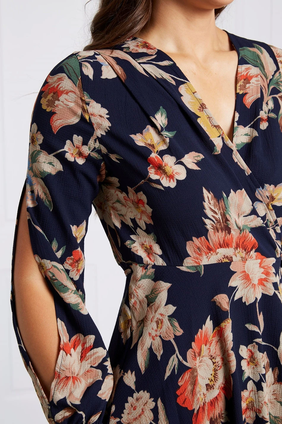 FLORAL WRAP DRESS 12 FLORAL WRAP DRESS - Image 10