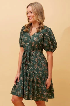 MONICA FLORAL SHORT DRESS -Femme Connection Sales bf658bc15524209fded6d4be0a161c1f