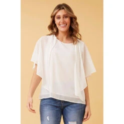 LEILANI SPLIT SLEEVE TOP -Femme Connection Sales bfd18ec127c9e07c95b27a0efef9d973