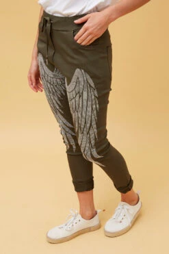 JANJA STUDDED WINGS JOGGER PANTS -Femme Connection Sales bfebd1d38d72663aeb004b56a9ae6e8f