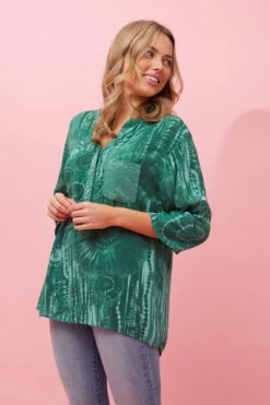 ROSETTA SEQUIN TIE DYE DETAIL TOP -Femme Connection Sales c0763bec490952551a21a72d823547fe