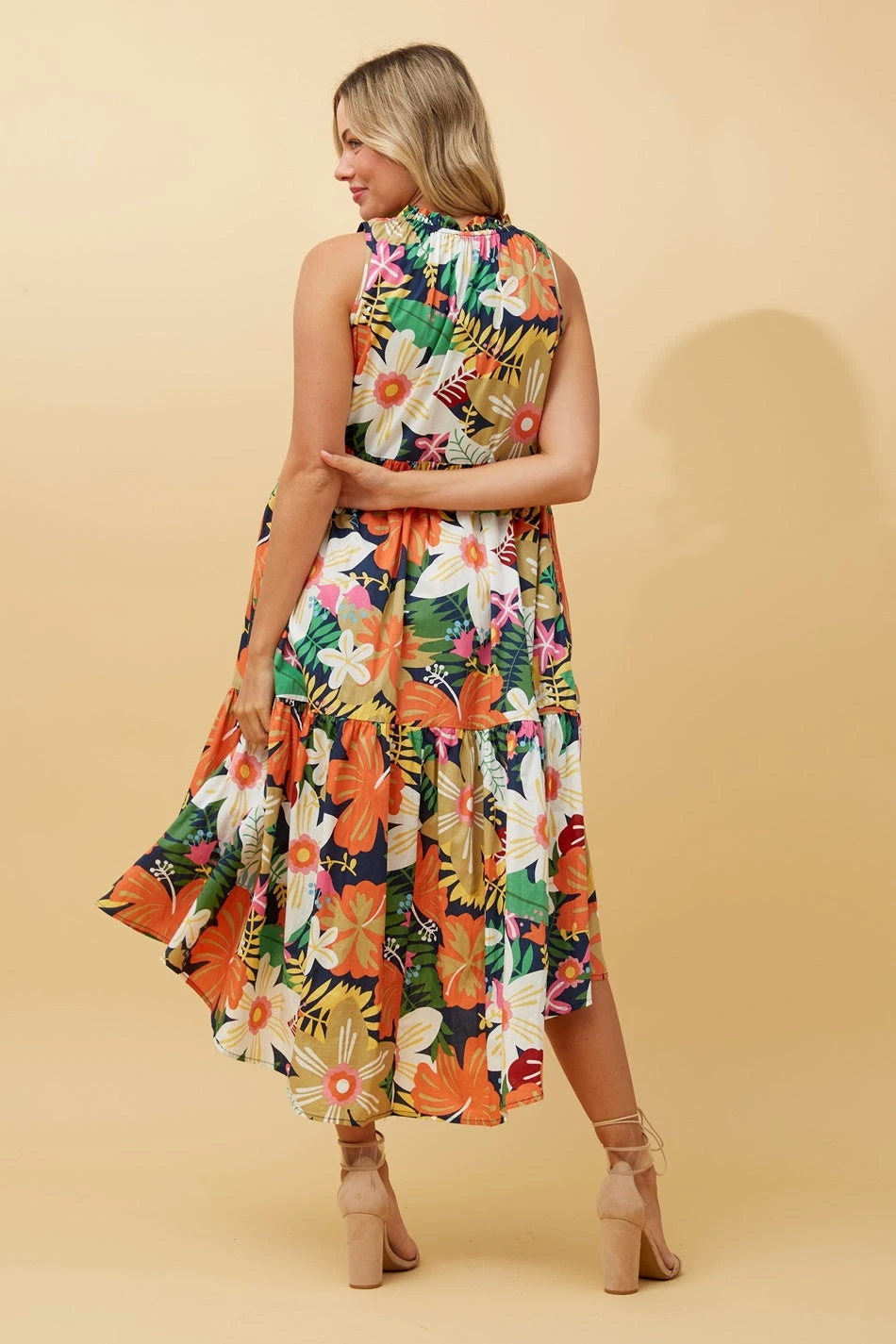 DREW FLORAL TRAPEZE DRESS 10 DREW FLORAL TRAPEZE DRESS - Image 8