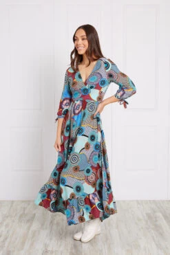 PRINTED BOHO MAXI DRESS -Femme Connection Sales c1e0899f3423e63ae5650ee09ea52e79