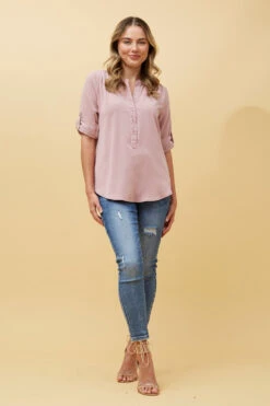 ROMINA SOLID BLOUSE -Femme Connection Sales c2d929b5cbb2b05368c3ed03f267488b