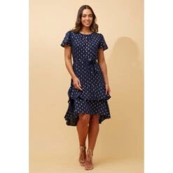 IZZY GOLD TEAR DROPMIDI DRESS -Femme Connection Sales c3072ada60027600df5d6ec718a977a7