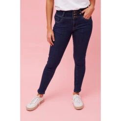 ELLERY BUTTON DETAIL DENIM -Femme Connection Sales c35874d8b071bc802f2cb167fd31cdd8