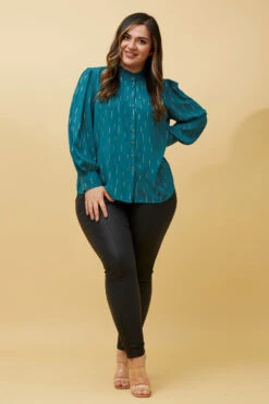 GEMINI FOIL PRINT SHIRT -Femme Connection Sales c35bf5133d0b81cea70ab3cb5430c136