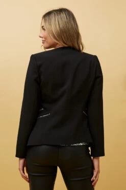 CYNTHIA WATERFALL COLLAR BLAZER JACKET -Femme Connection Sales c3de7195e9ccb86a0ca2cae35bdf93a4