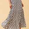 BETTINA ABSTRACT PRINT MAXI SKIRT -Femme Connection Sales c45dd6665d2f871710e843bb848b7637