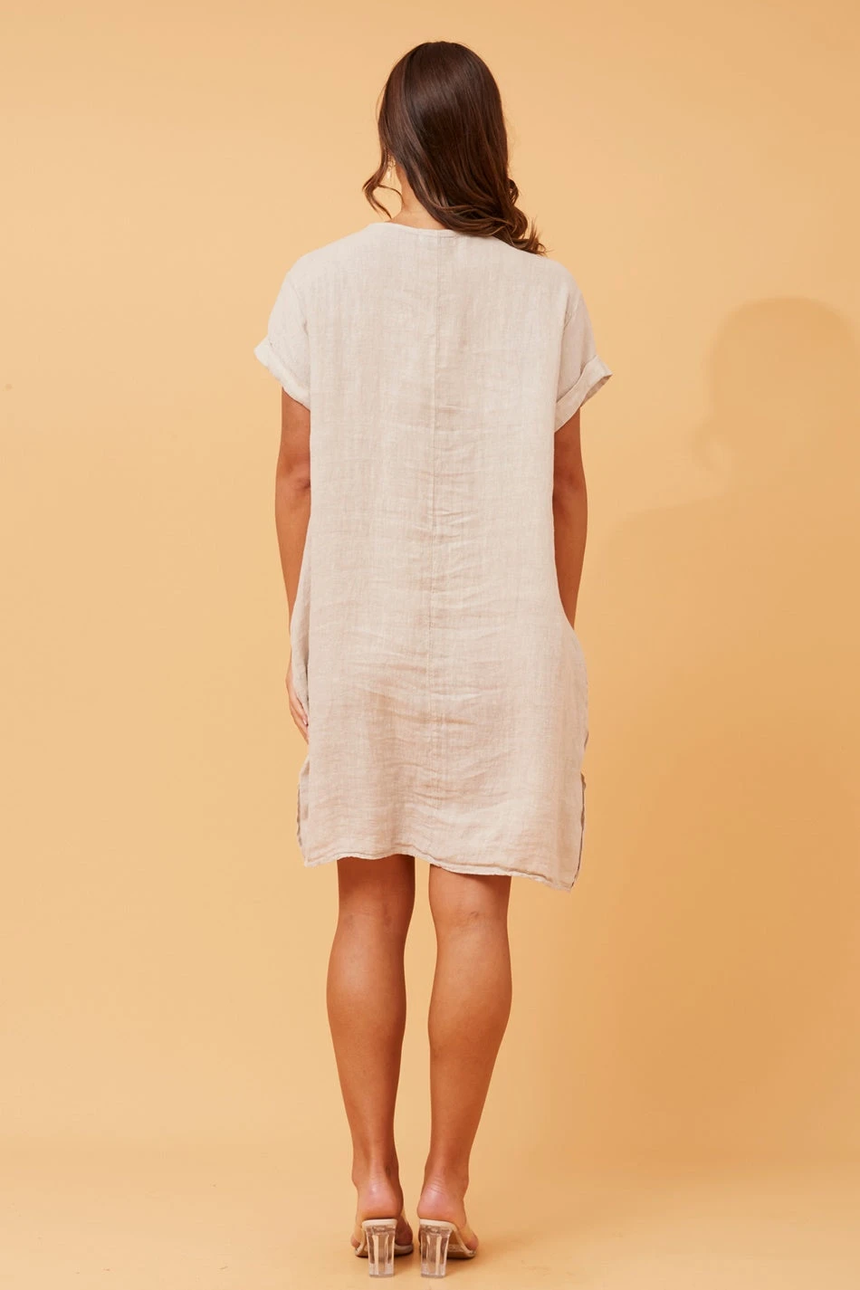 DONATELLA LINEN SHORT DRESS 21 DONATELLA LINEN SHORT DRESS - Image 19