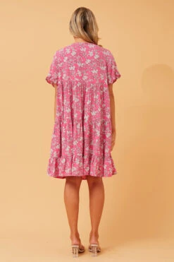 KELLY FLORAL BABYDOLL DRESS -Femme Connection Sales c52cfc139cce2d76b7a591c7693a5764