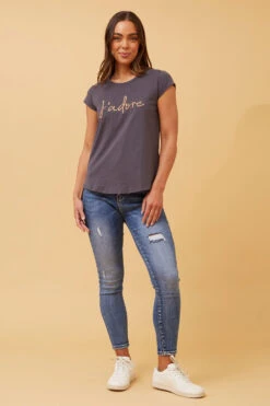 COCO JADORE GRAPHIC TEE -Femme Connection Sales c5760ceddf519d5f54ae440767412a69