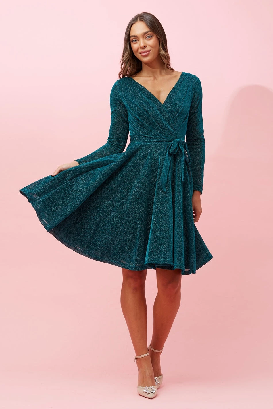 SHORT GLITTER DRESS 11 SHORT GLITTER DRESS - Image 9