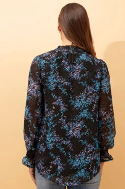 DIANA LEAF PRINT BLOUSE -Femme Connection Sales c6d87f92165a0ba987f791813a3ed589