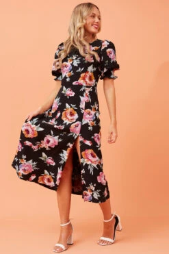 PEYTON FLORAL MIDI DRESS 17 PEYTON FLORAL MIDI DRESS -Femme Connection Sales c741218f574d4862211cdf76476ef86a