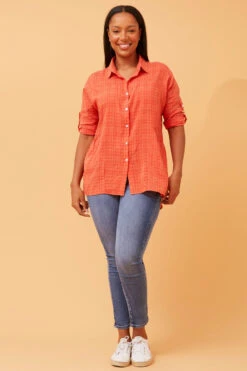 MAISIE CHECK SHIRT 12 MAISIE CHECK SHIRT -Femme Connection Sales c8231ac623ee41d1012134b2f2cb243e