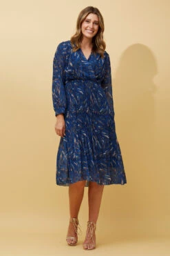 ZANETTA ABSTRACT PRINT TIERED PLEATED MIDI DRESS 24 ZANETTA ABSTRACT PRINT TIERED PLEATED MIDI DRESS -Femme Connection Sales c860ececbc5ea104bdb643b99ccd2b5b