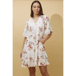 FLORAL LACE TEA DRESS 15 FLORAL LACE TEA DRESS -Femme Connection Sales c93f363d62e5729f3a8fef37f6f85f94