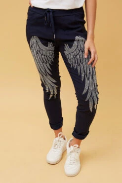JANJA STUDDED WINGS JOGGER PANTS -Femme Connection Sales c9861ad38b74d31a538279205b0fbab2
