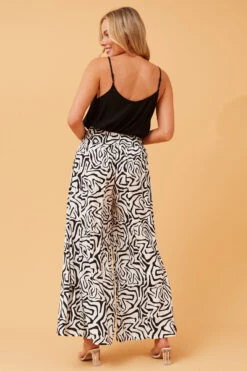 ADDISON ABSTRACT PRINT PANTS -Femme Connection Sales c9f876cc00303897be18605cddd9fbaf