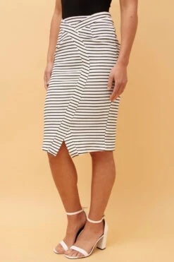 BLANCHE TEXTURED STRIPE SKIRT 16 BLANCHE TEXTURED STRIPE SKIRT -Femme Connection Sales ca1a47a67735c98aae7cd9810a32fd92